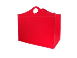 Designer Holzkorb Woodbag Rot Aus Regeneriertem Leder Mit Rollen -Besten Kamin Laden firestyle woodbag rot 2 1280x1280 1