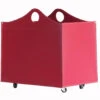 Designer Holzkorb Woodbag Rot Aus Regeneriertem Leder Mit Rollen 2 Designer Holzkorb Woodbag Rot Aus Regeneriertem Leder Mit Rollen -Besten Kamin Laden firestyle woodbag rot 6 1280x1280 1