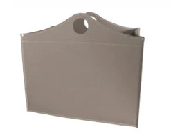 Woodbag Designer Holzkorb Taupe Aus Regeneriertem Leder Mit Rollen -Besten Kamin Laden firestyle woodbag taupe 3 1280x1280 1