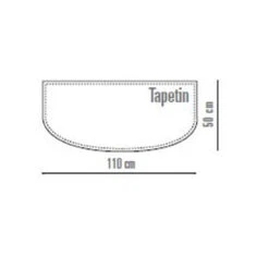 Teppich / Bodenplatte Tapetin Aus Ökoleder 110 X 50 Cm -Besten Kamin Laden firestyle tapetin teppich 1280x1280