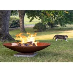 Gartenkamin Feuerschale PIO120 Cortenstahl -Besten Kamin Laden gartenkamin feuerschale feuercampus365 pio120 cortenstahl web2 1280x1280