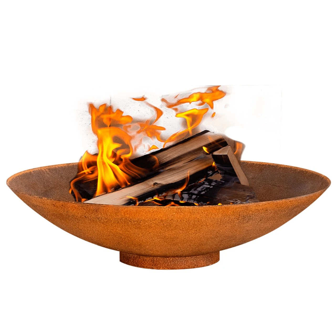 Gartenkamin Feuerschale PIO80 Cortenstahl 3 Gartenkamin Feuerschale PIO80 Cortenstahl