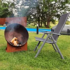 Gartenkamin Feuerschale TALYN Satellit Cortenstahl -Besten Kamin Laden gartenkamin feuerschale feuercampus365 talyn satteliet cortenstahl web1 1280x1280