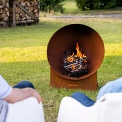 Gartenkamin Feuerschale TALYN Satellit Cortenstahl -Besten Kamin Laden gartenkamin feuerschale feuercampus365 talyn satteliet cortenstahl web5 1280x1280