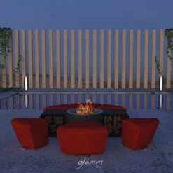 Circus Designer Feuerschale Gartenkamin Mit Sitzgruppe Optionaler Grill -Besten Kamin Laden gartenkamin feuerstelle glammfire circus web9 1280x1280