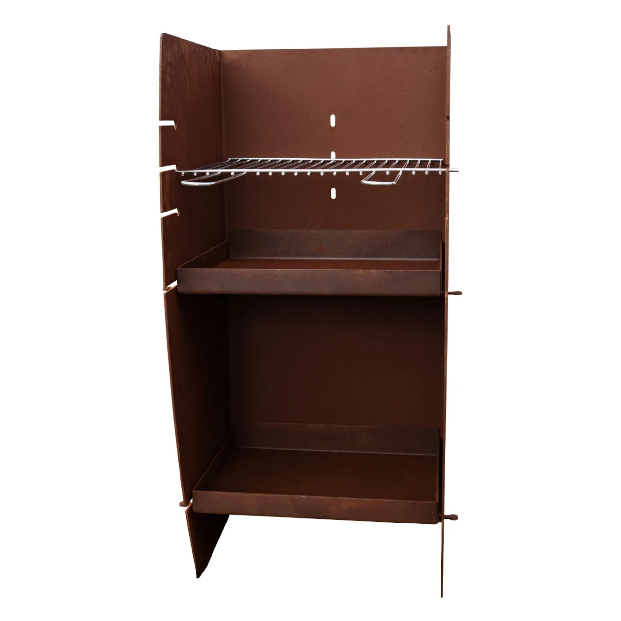 Gartenkamin CLASSIC MIDI Mit Grill Aus Cortenstahl 6 Gartenkamin CLASSIC MIDI Mit Grill Aus Cortenstahl – Bild 4