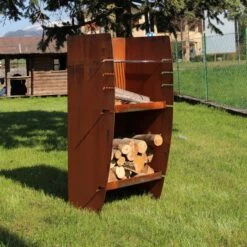 Gartenkamin CLASSIC MIDI Mit Grill Aus Cortenstahl 9 Gartenkamin CLASSIC MIDI Mit Grill Aus Cortenstahl -Besten Kamin Laden gartenkamin grill feuercampus365 classic midi web5 1280x1280