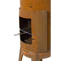 Gartenkamin Feuerschale RAGNAR Cortenstahl Optionales Grillrost -Besten Kamin Laden gartenkamin grill feuercampus365 ragnar cortenstahl web2 1280x1280