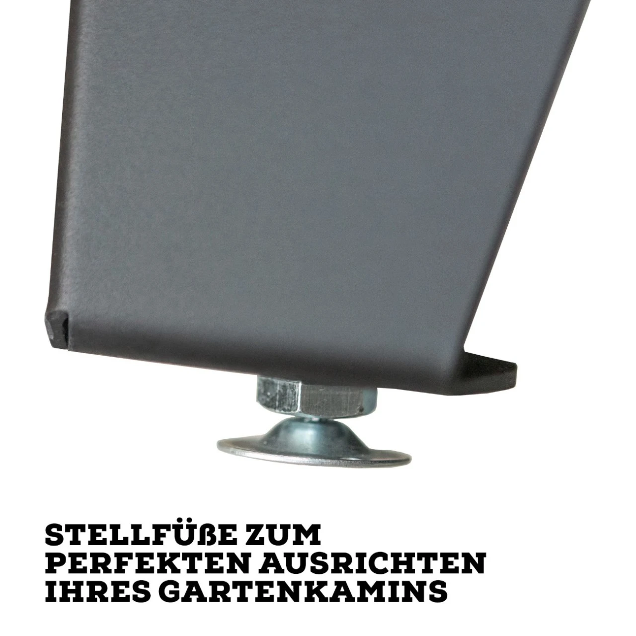 Gartenkamin JORIK Schwarz Mit Optionalem Grillrost 5 Gartenkamin JORIK Schwarz Mit Optionalem Grillrost – Bild 3