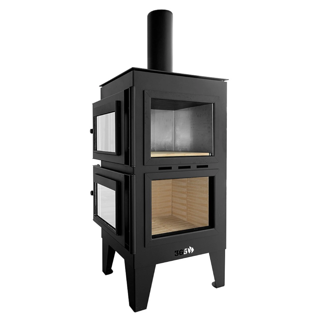 Gartenkamin ARVED Pizzaofen Backofen Schwarz 12 Gartenkamin ARVED Pizzaofen Backofen Schwarz – Bild 10