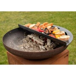 Gartenkamin Plancha Grill YMOS55 Cortenstahl 17 Gartenkamin Plancha Grill YMOS55 Cortenstahl -Besten Kamin Laden gartenkamin plancha grill feuercampus365 ymos55 cortenstahl web3 1280x1280