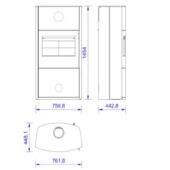Genius Thermotte Creme Kaminofen 7kW Optionale Speicherung -Besten Kamin Laden genius cera kaminofen masse 1280x1280