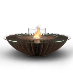 Premium Cosmo Beistelltisch / Ethanolkamin Corten Stahl -Besten Kamin Laden glammfire cosmo corten11 1280x1280