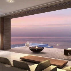 Premium Cosmo Beistelltisch / Ethanolkamin Corten Stahl -Besten Kamin Laden glammfire cosmo corten2 1280x1280