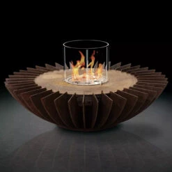 Premium Cosmo Beistelltisch / Ethanolkamin Corten Stahl -Besten Kamin Laden glammfire cosmo corten3 1280x1280