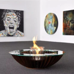 Premium Cosmo 13 Beistelltisch / Ethanolkamin Corten Stahl -Besten Kamin Laden glammfire cosmo13 corten5 1280x1280