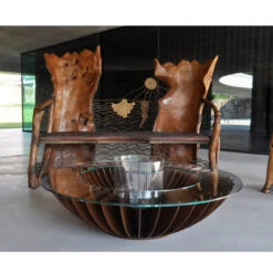 Premium Cosmo 13 Beistelltisch / Ethanolkamin Corten Stahl -Besten Kamin Laden glammfire cosmo13 corten7 1280x1280 1