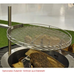 Zarzuela Designer Feuerschale Gartenkamin Optionaler Grill -Besten Kamin Laden glammfire stravaganza grillrost3 1280x1280 4