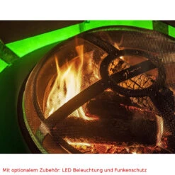 Stravaganza Designer Feuerschale Gartenkamin Optional Grill -Besten Kamin Laden glammfire stravaganza led funkenschutz 1280x1280