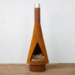 Outdoor/Garten Kamin Feuersäule Denver Cortenstahl -Besten Kamin Laden grill gartenkamin denver corten web1 1280x1280