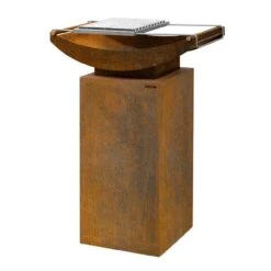 Gartenkamin Feuerschale Grill AKIRA Mit Podest Cortenstahl -Besten Kamin Laden grill gartenkamin feuercampus365 akira podest cortenstahl web3 1280x1280