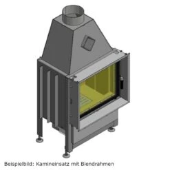 Volcano 1VT Slim Kamineinsatz 11kw -Besten Kamin Laden hajduk kamineinsatz schwenkt r blendrahmen 1280x1280