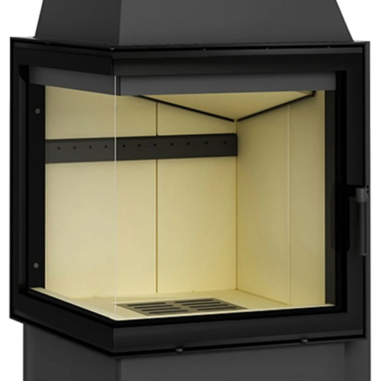 Smart 2LT Eckkamin Links 7kW Rahmenlose Tür 4 Smart 2LT Eckkamin Links 7kW Rahmenlose Tür – Bild 2