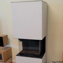 Panorama Keramik Kaminbausatz Ecru 3XLTH 6kW -Besten Kamin Laden hajduk panorama kamin 3xlth ecru kundenbild 1280x1280