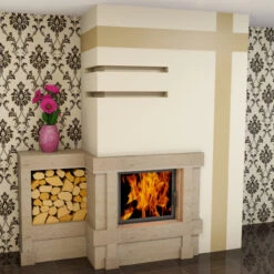 Prisma 1VM Warmluft-Kamineinsatz 8kW -Besten Kamin Laden hajduk prisma 1vm int2 1280x1280