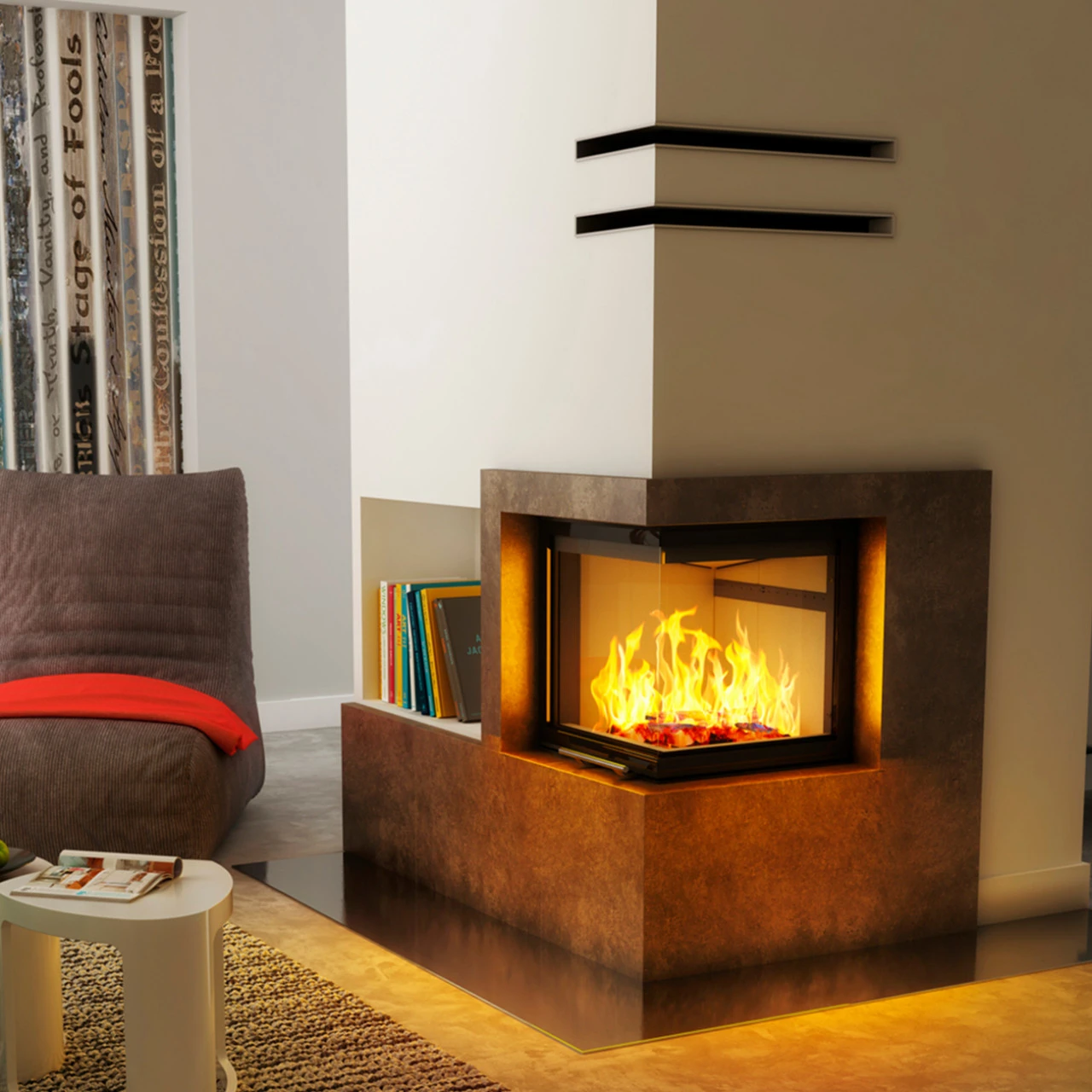 Smart 2PTH Eckkamin Rechts 7kW Rahmenloser Hebetür 8 Smart 2PTH Eckkamin Rechts 7kW Rahmenloser Hebetür – Bild 6