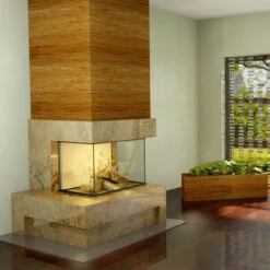 Volcano 3PLH Panorama Kamineinsatz 11kW Dreiseitig Schwarz -Besten Kamin Laden hajduk volcano 3plh int1 1280x1280