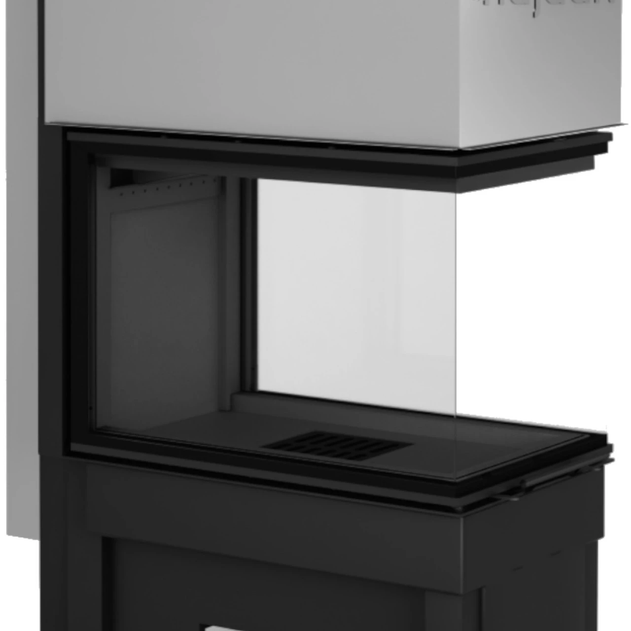 Volcano 3PLUH Panorama Kamineinsatz 11kW Schwarz 4 Volcano 3PLUH Panorama Kamineinsatz 11kW Schwarz – Bild 2