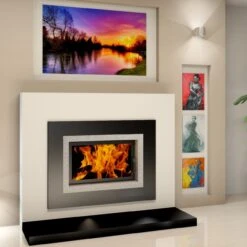 Volcano 1VT Slim Kamineinsatz 11kw -Besten Kamin Laden hajduk volcano at int6 1280x1280