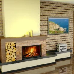 Volcano 1VT Slim Kamineinsatz 11kw -Besten Kamin Laden hajduk volcano at int8 1280x1280