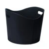 Holzkorb Rund Schwarz Aus Imitierten Leder -Besten Kamin Laden holzkorb 98 270 tit 1280x1280