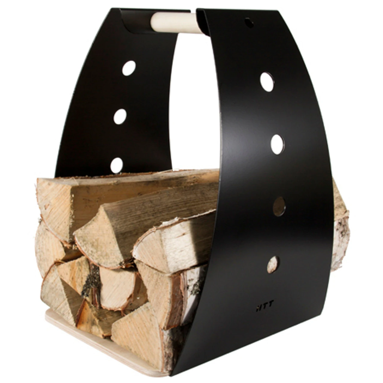 Pisla Design By HTT Holzkorb / Kaminkorb Honka Schwarz 4 Pisla Design By HTT Holzkorb / Kaminkorb Honka Schwarz – Bild 2