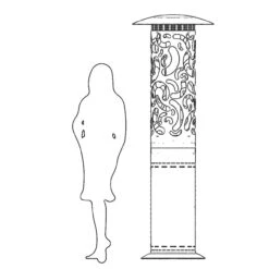 Hyperion Bliss Heizpilz In Verschiedenen Farben -Besten Kamin Laden hyperion bliss echtmasse 1280x1280