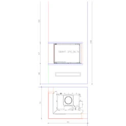Imperial Medium Plus Kaminbausatz Smart 6kW Eckkamin Links -Besten Kamin Laden imperial medium plus 2lpxlth masse 1280x1280