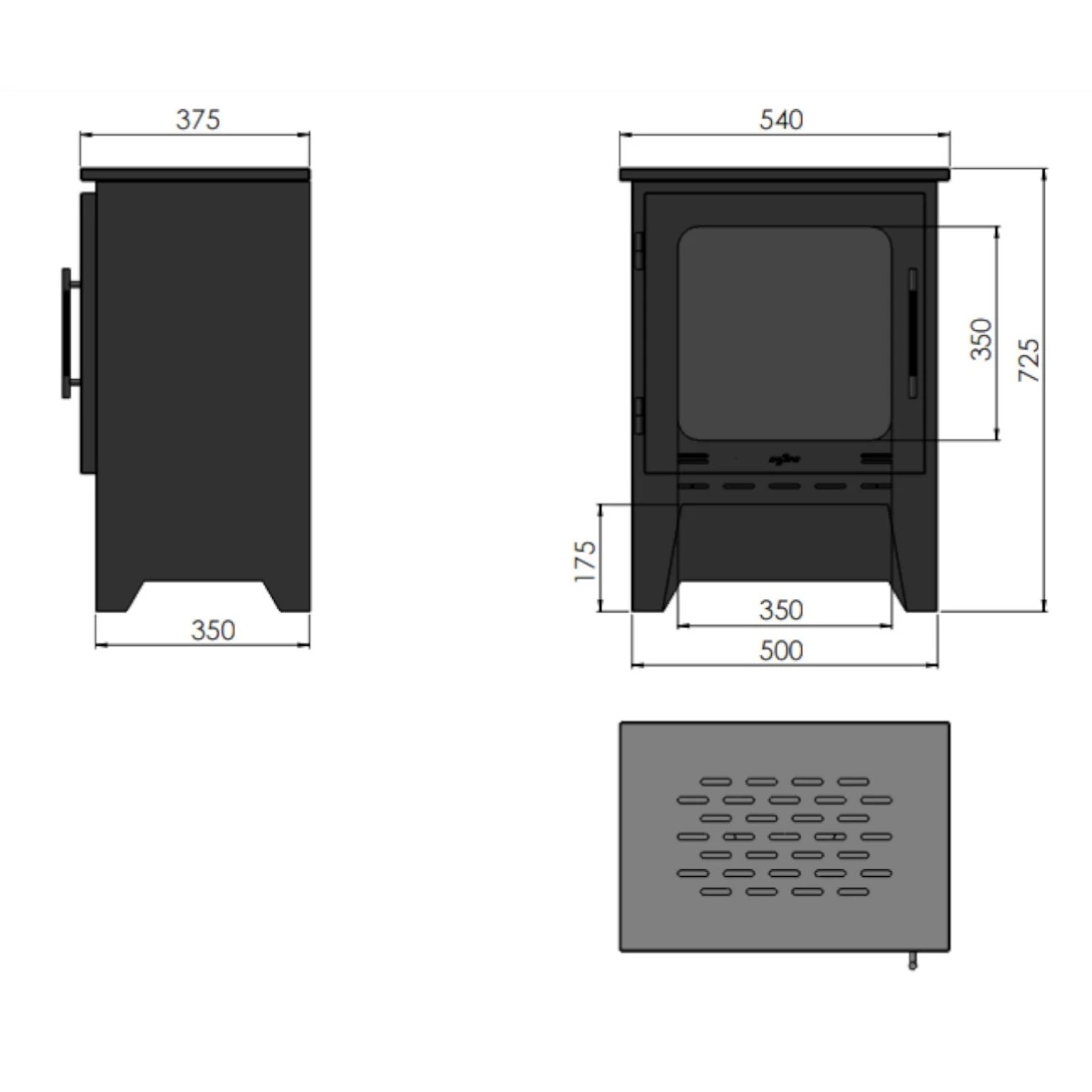 Incoza I Ethanolkamin Kaminofen Schwarz 13 Incoza I Ethanolkamin Kaminofen Schwarz – Bild 11