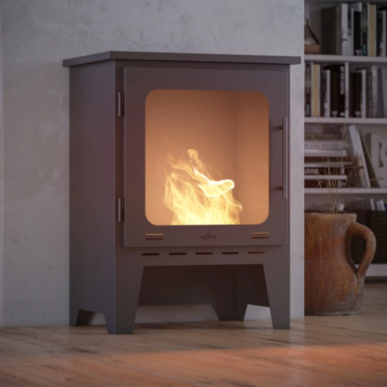 Incoza I Ethanolkamin Kaminofen Schwarz 3 Incoza I Ethanolkamin Kaminofen Schwarz