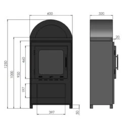 Incoza II Ethanolkamin Kaminofen Schwarz -Besten Kamin Laden incoza2 schwarz ethanol kamin kaminofen masse 1280x1280