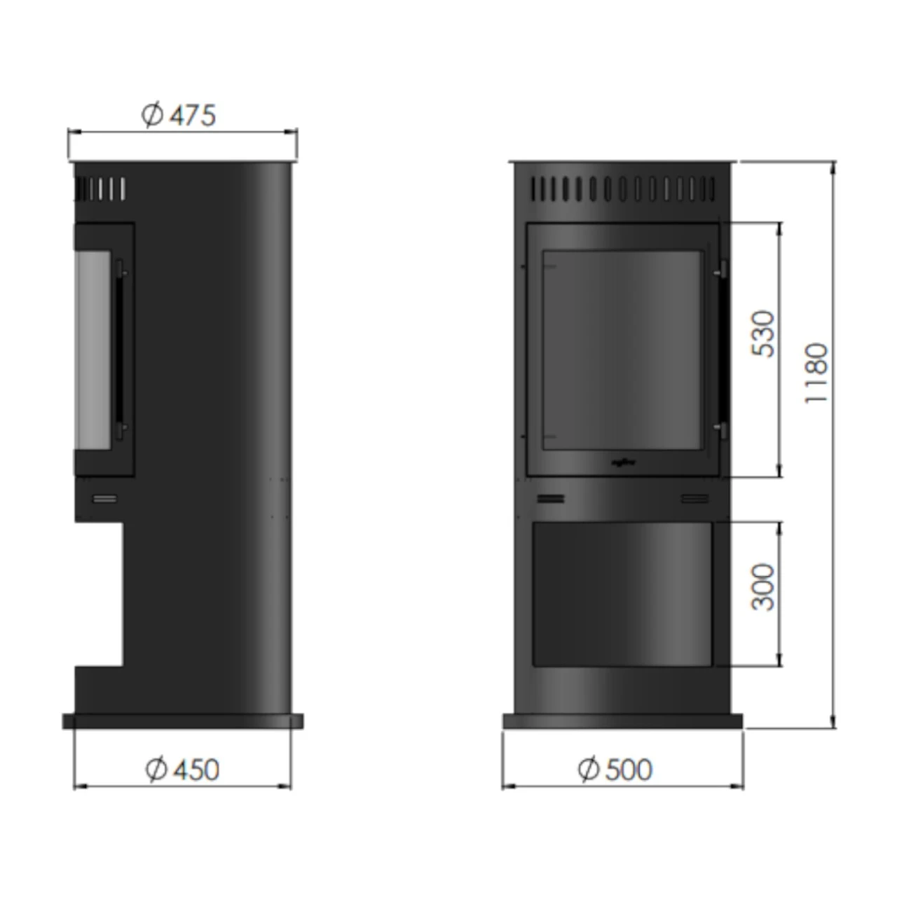 Incoza IV Ethanolkamin Kaminofen Schwarz 16 Incoza IV Ethanolkamin Kaminofen Schwarz – Bild 14