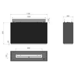 Incube Ethanolkamin Weiß -Besten Kamin Laden incube ethanolkamin masszeichnung 1280x1280