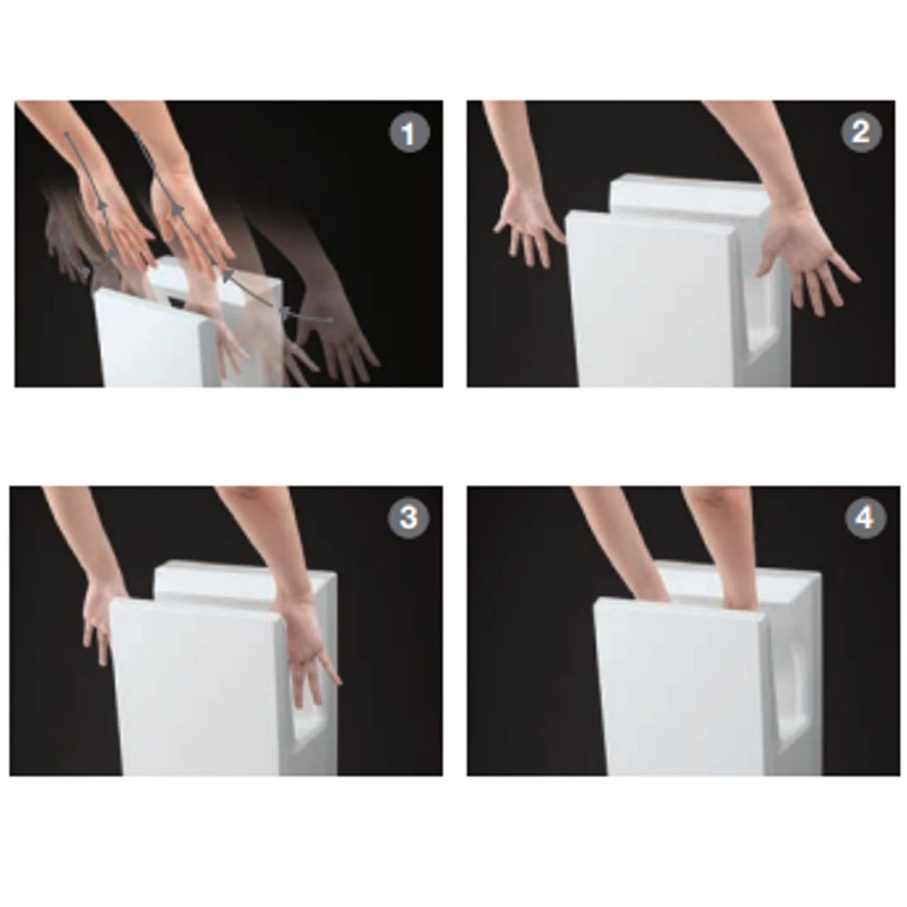 Mitsubishi Electric Jet Towel Slim Händetrockner Dunkelgrau 7 Mitsubishi Electric Jet Towel Slim Händetrockner Dunkelgrau – Bild 5