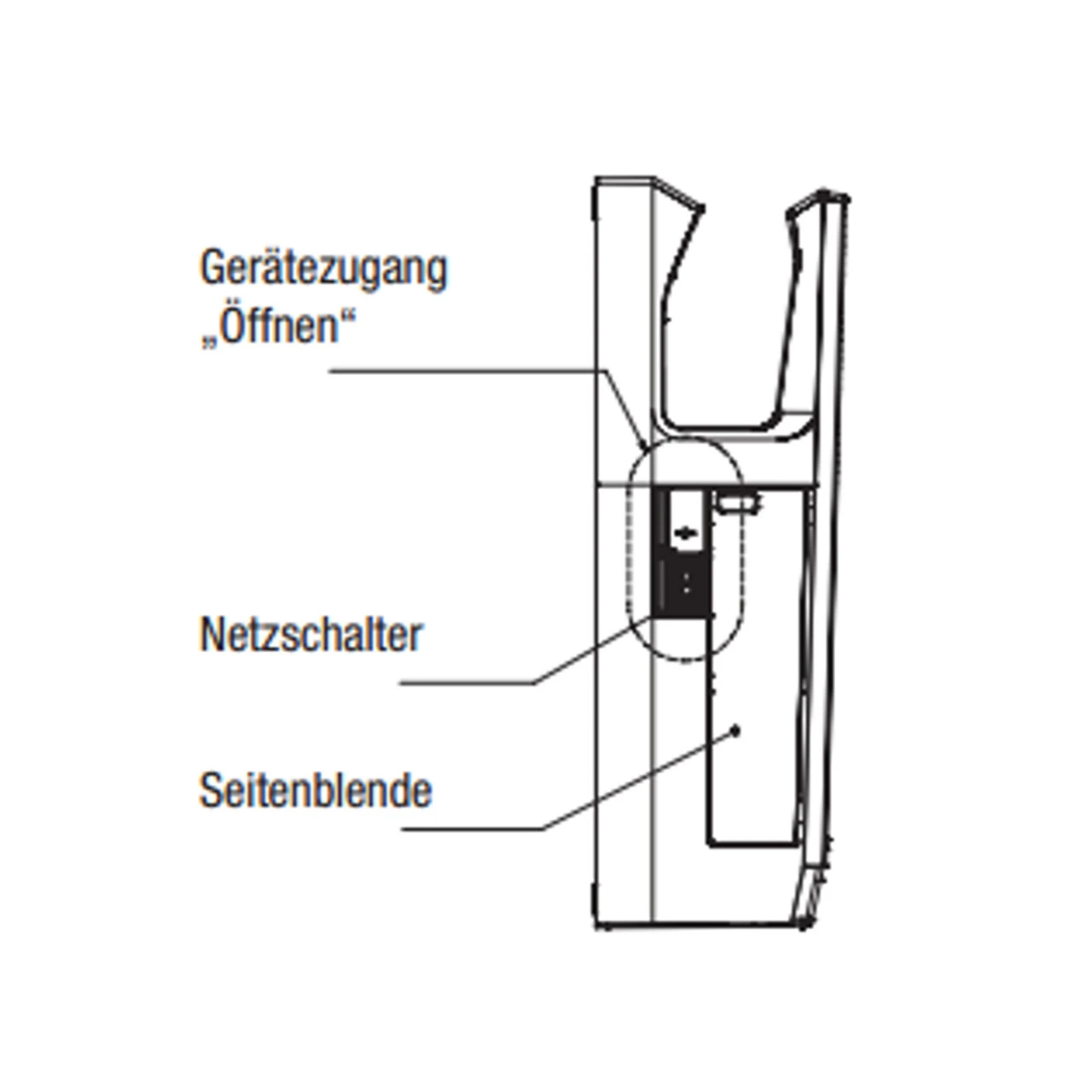 Mitsubishi Electric Jet Towel Slim Händetrockner Dunkelgrau 8 Mitsubishi Electric Jet Towel Slim Händetrockner Dunkelgrau – Bild 6