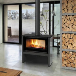 Juno 12 Kaminofen Weiß 12kW Mit Rahmenloser Scheibe -Besten Kamin Laden juno 12 weiss int 1280x1280