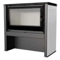 Juno 12 Kaminofen Weiß 12kW Mit Rahmenloser Scheibe -Besten Kamin Laden juno 12 weiss seite 1280x1280