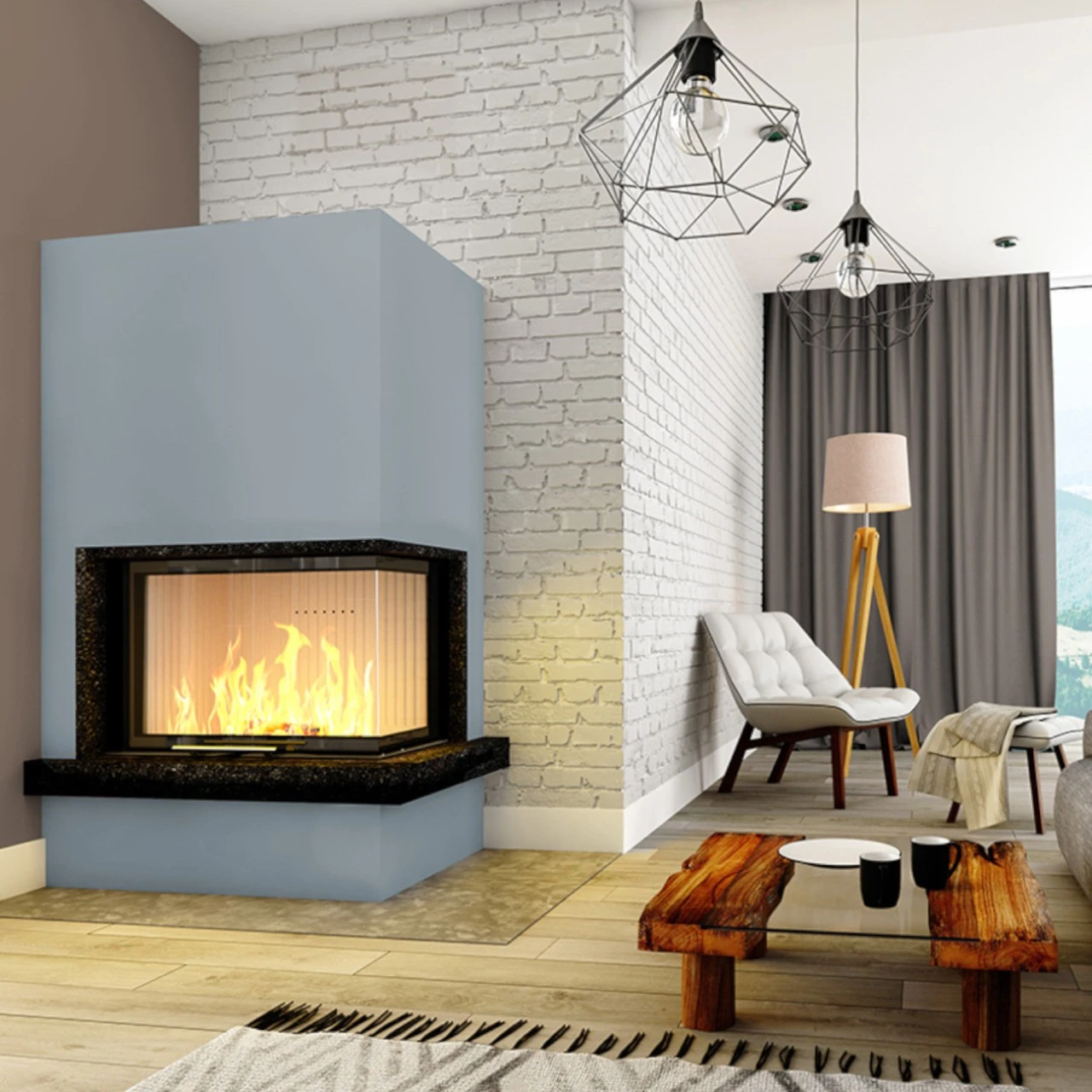 Kaminbausatz Imperial Extra Volcano 2PATh 9kW Rechtsverglast 4 Kaminbausatz Imperial Extra Volcano 2PATh 9kW Rechtsverglast – Bild 2