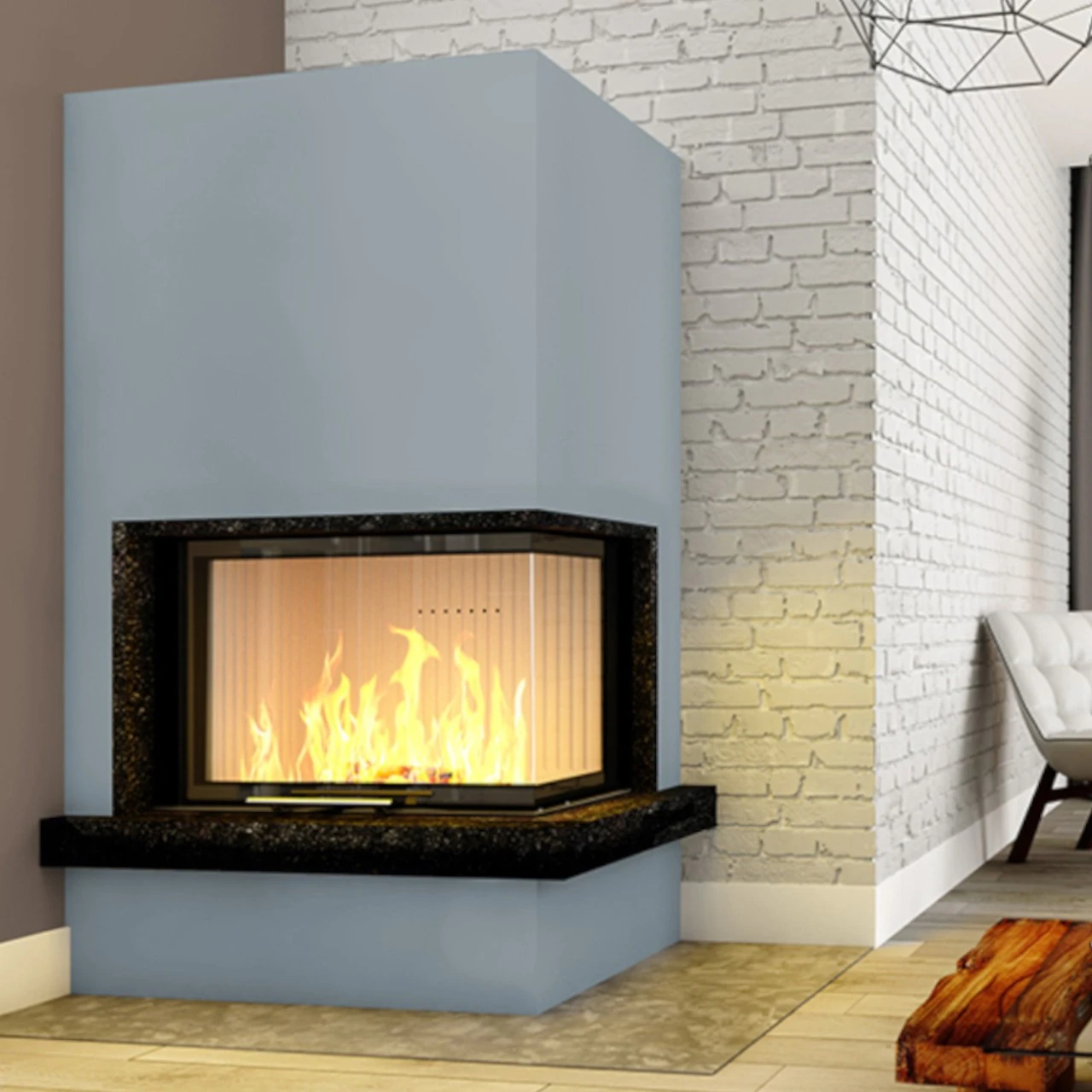 Kaminbausatz Imperial Extra Volcano 2PATh 9kW Rechtsverglast 3 Kaminbausatz Imperial Extra Volcano 2PATh 9kW Rechtsverglast
