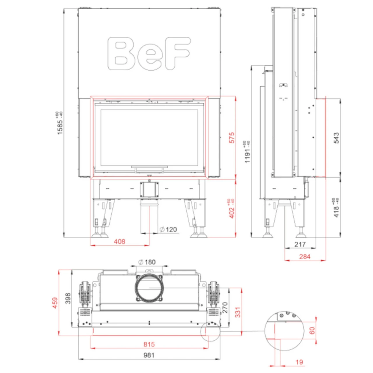 Feel V8 Kamineinsatz 8kW Für Niedrigenergiehäuser 4 Feel V8 Kamineinsatz 8kW Für Niedrigenergiehäuser – Bild 2